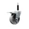 Service Caster 4'' Semi Steel Swivel 3/4'' Expanding Stem Caster Total Lock Brake SCC-EXTTL20S414-SSS-34 - alternate 1